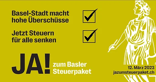 Read more about the article Abstimmung: „Ja zum Steuerpaket Basel-Stadt“